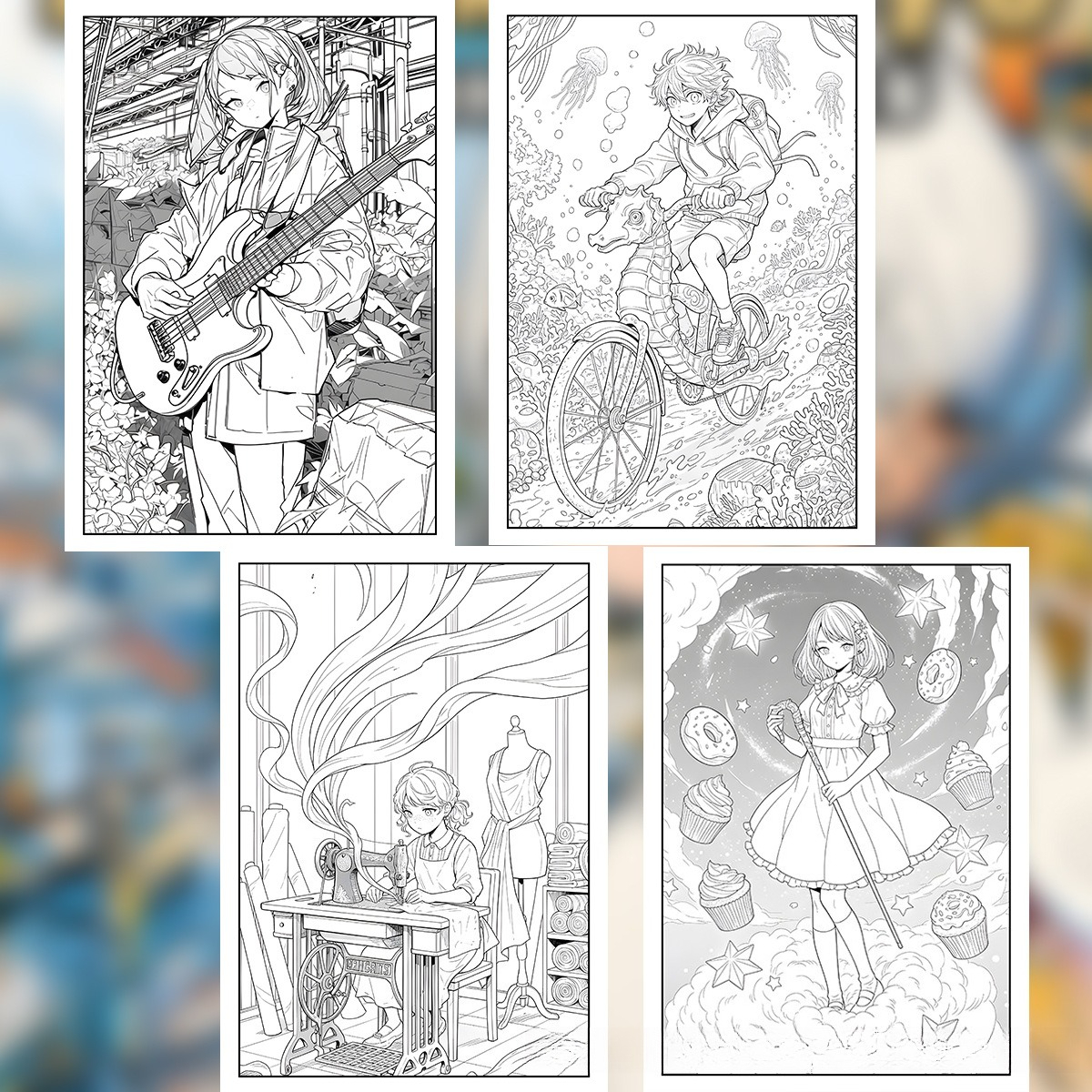 Life in Tokyo Coloring Book 24 - Japanese Lifestyle Books 리뷰 및 가격