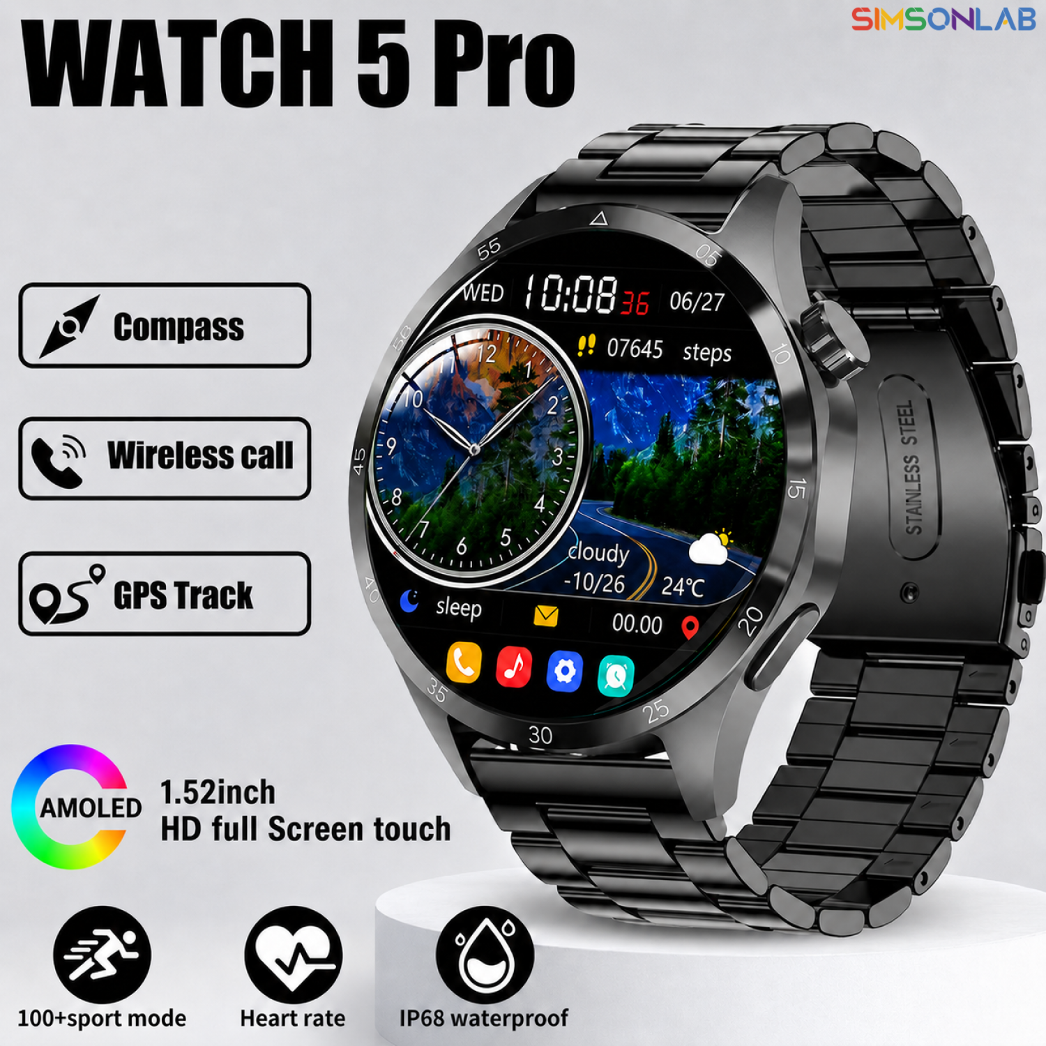 2026 New Smart Watch Men AMOLE - Japanese Lifestyle Books 리뷰 및 가격