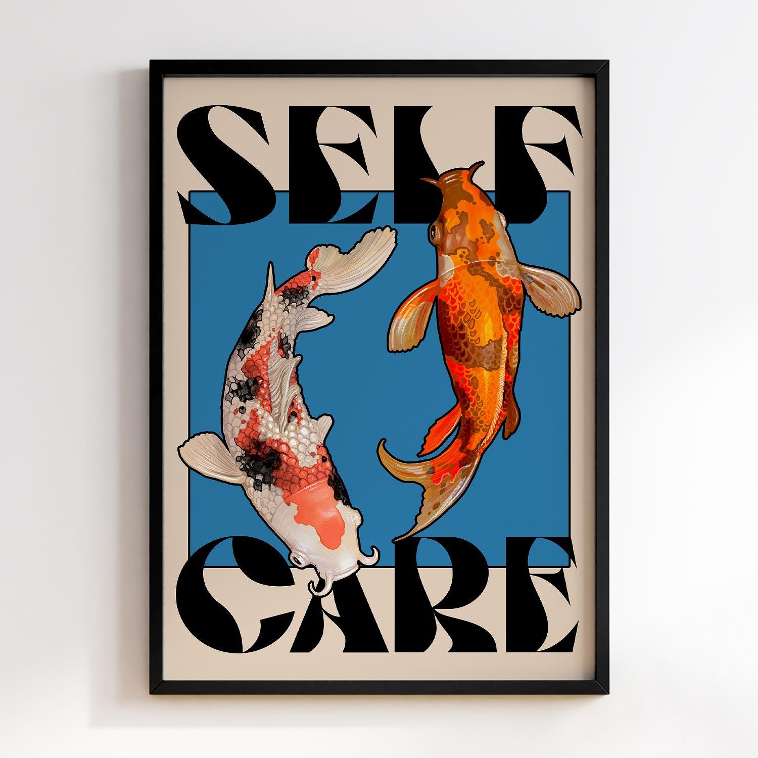 Japanese Red Koi Fish Canvas P - Japanese Lifestyle Home 리뷰 및 가격