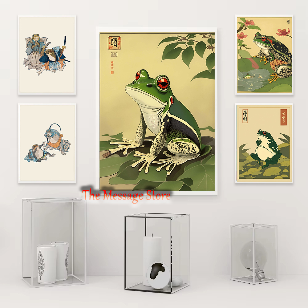 Japanese Frog Art Vintage Frog - Japanese Lifestyle Home 리뷰 및 가격