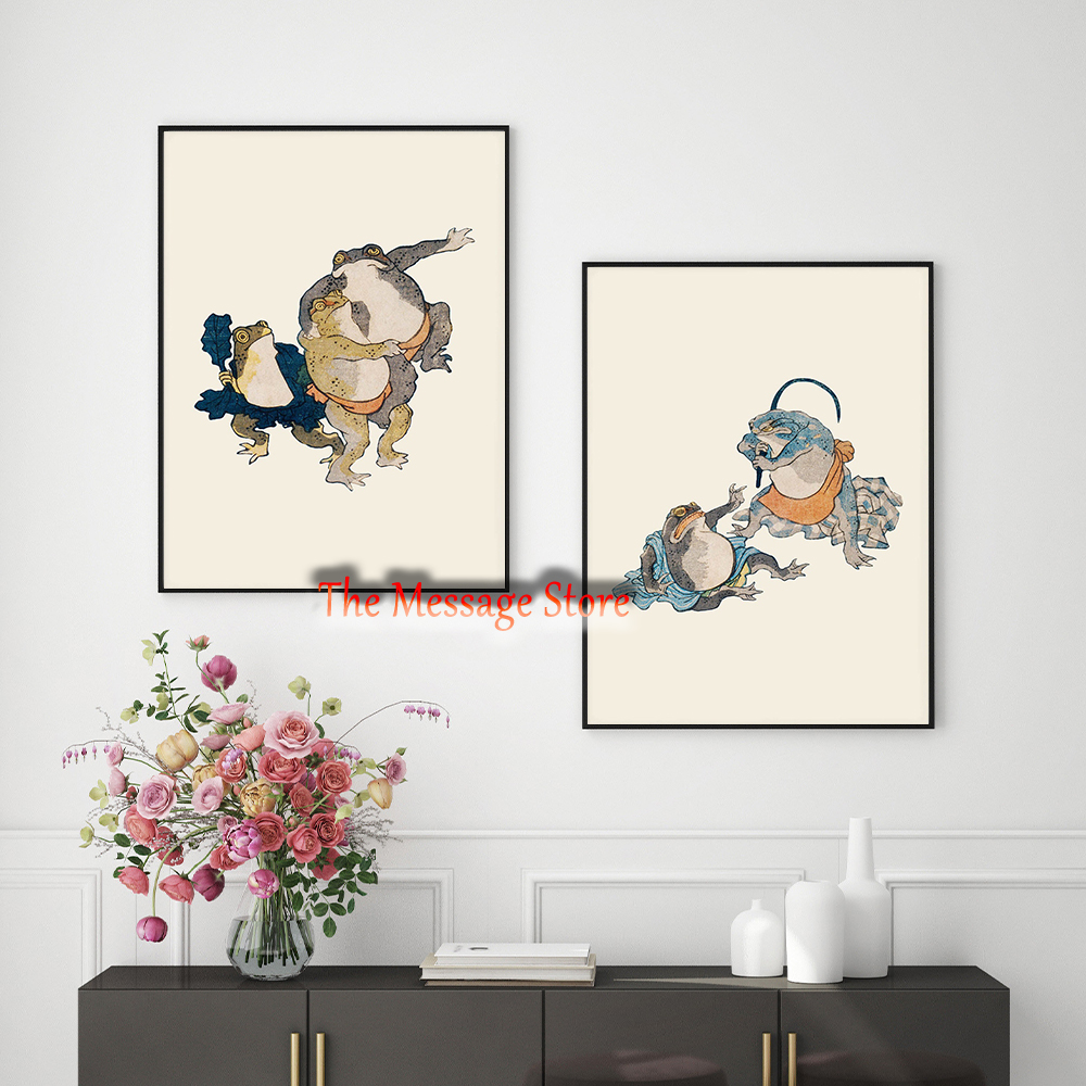 Japanese Frog Art Vintage Frog - Japanese Lifestyle Home 리뷰 및 가격