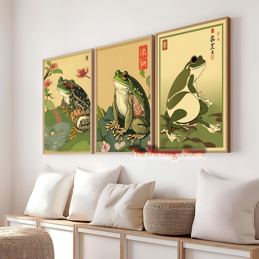 Japanese Frog Art Vintage Frog - Japanese Lifestyle Home 리뷰 및 가격