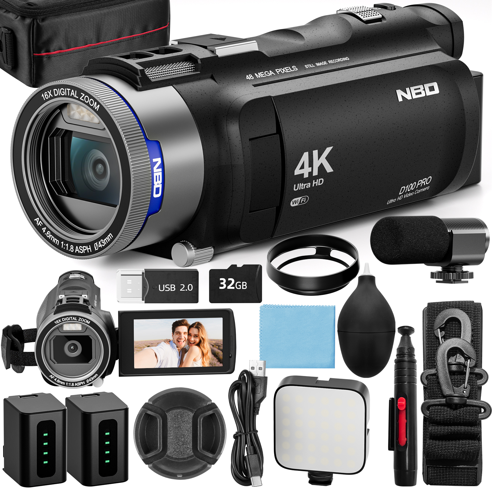 NBD 4K HD&48MP Camcorder Video - Japanese Lifestyle Home 리뷰 및 가격