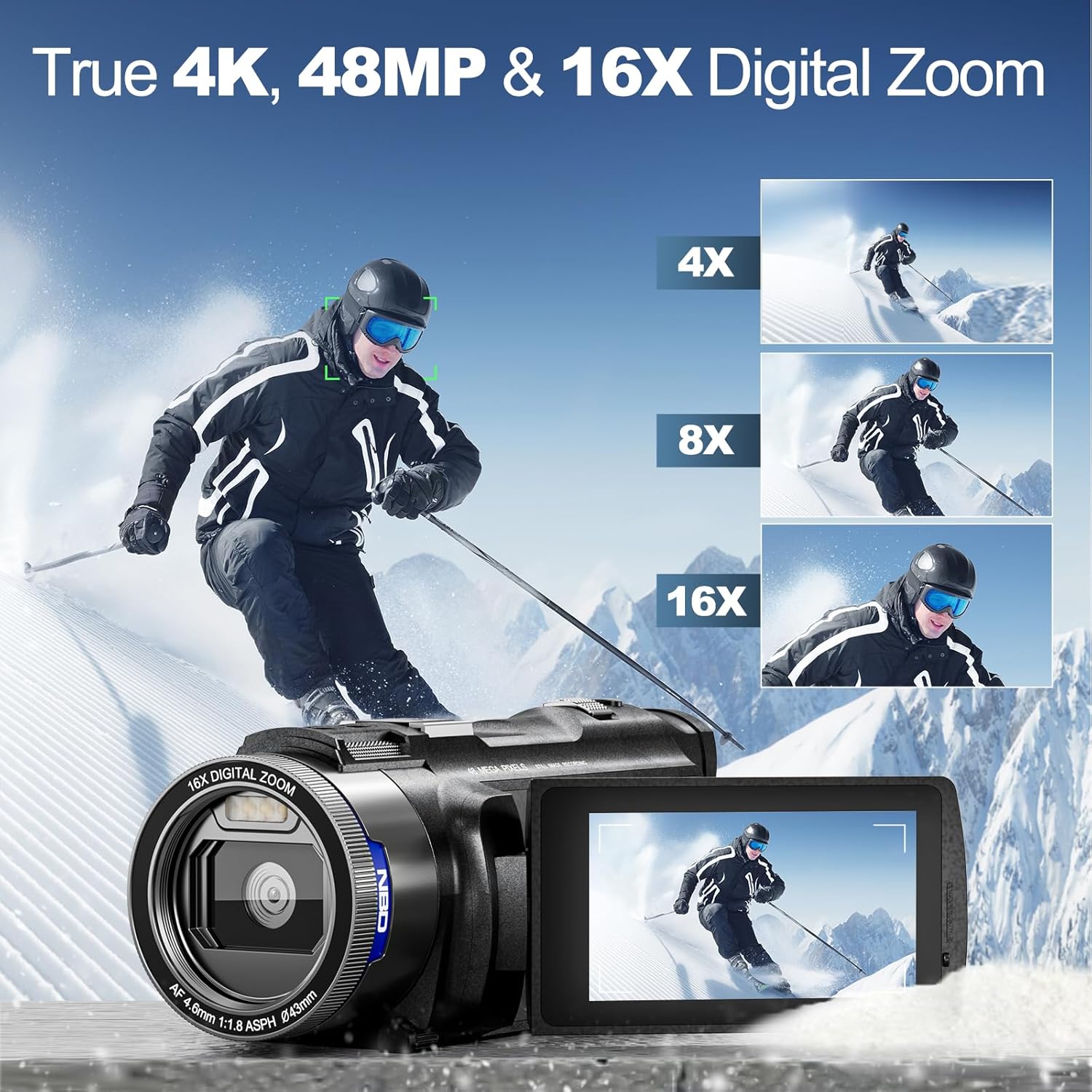 NBD 4K HD&48MP Camcorder Video - Japanese Lifestyle Home 리뷰 및 가격