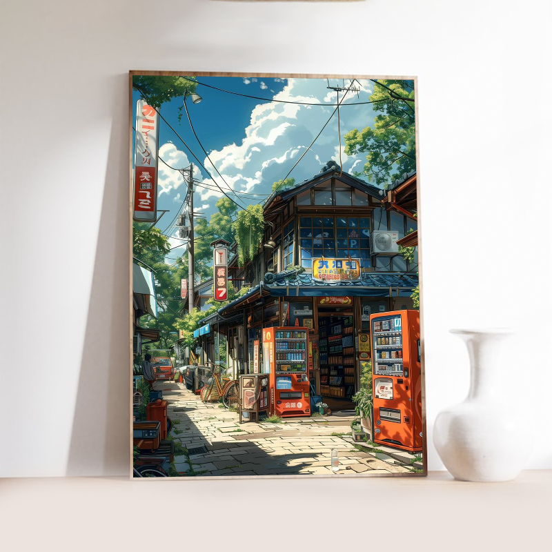 Manga Style Japanese Street La - Japanese Lifestyle Home 리뷰 및 가격