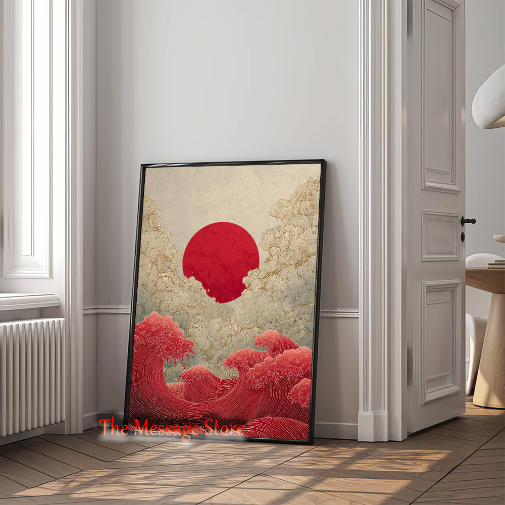 Japanese Landscape Abstract Go - Japanese Lifestyle Home 리뷰 및 가격