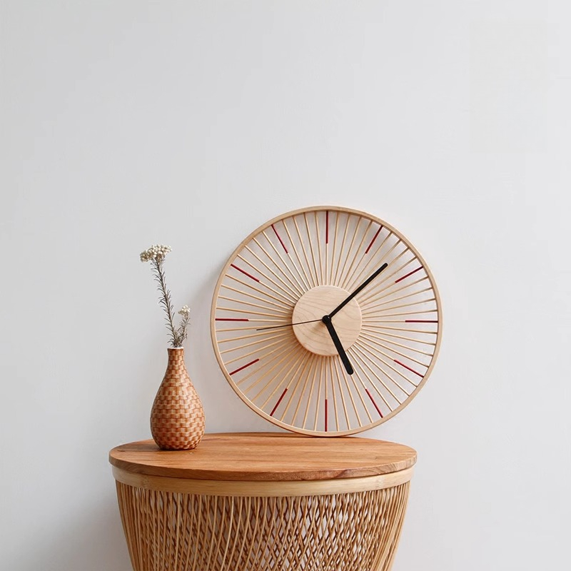 Japanese Simple Wall Clock Hig - Japanese Lifestyle Home 리뷰 및 가격